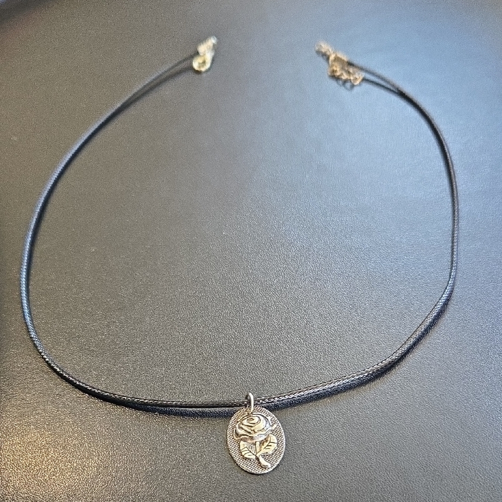 "Every Rose" Handmade Necklace Choker Upcycle Material